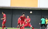 Công Phượng cười tít mắt trong buổi tập cuối trên đất Malaysia