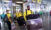 Hình ảnh tuyển Malaysia sang Hà Nội, chuẩn bị gặp Việt Nam ở chung kết