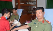Đại úy Công an 22 lần hiến máu tình nguyện