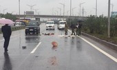 Truy tìm ô tô cán nát người trên cao tốc rồi bỏ chạy