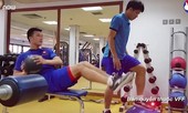 Cận cảnh tuyển Việt Nam 'mài gươm' chờ nghênh chiến Nhật Bản