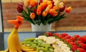 Cách bổ hoa quả đơn giản đẹp mắt