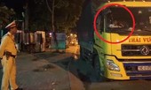 Tài xế chở quá tải đóng chặt cửa cố thủ 3 tiếng trên xe