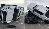 Clip: Lốc xoáy càn quét đại lý ô tô, hàng loạt xe bẹp rúm