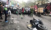 Ôtô ‘điên’ gây tai nạn liên hoàn trên phố Hà Nội, 1 người chết