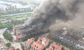 Cháy lớn tại dãy nhà liền kề Thiên đường Bảo Sơn