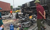 Xe tải lật đè chết 5 người trên Quốc lộ 5 chạy tốc độ bao nhiêu?