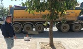 Nữ quân y tử vong sau va chạm với xe tải