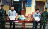 Biên phòng bắt số lượng lớn pháo nhập lậu trong đêm