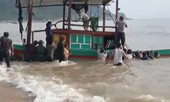 Tàu đánh cá chìm giữa biển, 3 ngư dân may mắn được cứu sống