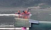 Tìm kiếm người đàn ông say rượu bị đuối nước trên sông Lam