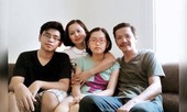 Vợ ngoài đời của Trung Anh nói gì về 'con gái' Bảo Thanh trong 'Về nhà đi con'
