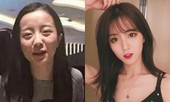 Cô gái trông như người khác khi lộ ảnh chưa trang điểm