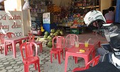 Tài xế bị cứa cổ trong quán nước mía