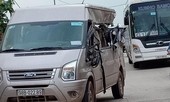 Ôtô tải đâm xe khách ở Bắc Giang, một người chết