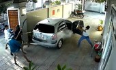 Người đàn ông một mình cầm rựa chống trả nhóm thanh niên tấn công