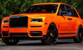 Rolls-Royce Cullinan 'thửa' màu cam độc đáo