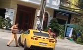 CSGT có được dùng súng AK chặn chiếc ô tô Chevrolet Camaro?