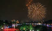 Hà Nội bắn pháo hoa tầm cao nhiều điểm đêm giao thừa Tết Kỷ Hợi 2019