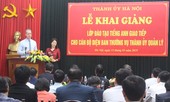 40 cán bộ lãnh đạo Hà Nội học tiếng Anh giao tiếp