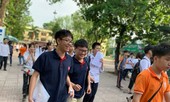 Thi vào lớp 10 ở Hà Nội: Đề Toán không quá khó, thí sinh vui vẻ