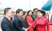 Chủ tịch Quốc hội Nguyễn Thị Kim Ngân đến thủ đô Bắc Kinh, Trung Quốc