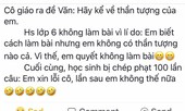 Học sinh bị chép phạt 100 lần vì từ chối làm bài văn tả thần tượng: Bất lực hay bạo lực?