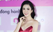 Á hậu Thuý An nổi bật với nhan sắc quyến rũ khi về trường cũ