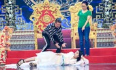 Lộ hình ảnh Tiểu Vy cùng Mr Đàm tập chương trình Táo Xuân Kỷ Hợi 2019