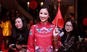 Maya hò hét cổ vũ tuyển Việt Nam trong tiệc sinh nhật của con gái