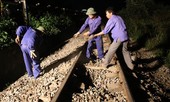 Tàu hàng trật bánh, đường sắt Bắc Nam tê liệt nhiều giờ
