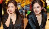Hoa hậu Mai Phương Thuý mặc váy lụa đen khoe đường cong quyến rũ