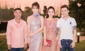 Á hậu Thuỵ Vân khuyên NSND Công Lý nhuộm tóc để xứng đôi với bạn gái