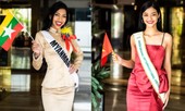 Kiều Loan rạng rỡ khoe sắc bên dàn thí sinh Miss Grand sau khi đến Venezuela