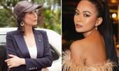 Hà Kiều Anh trẻ trung với style nữ sinh, Mâu Thuỷ diện váy lông vũ gợi cảm