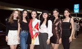 Dàn Hoa- Á hậu gây 'náo loạn' sân bay, tiễn Thuý An đi thi Hoa hậu Liên lục địa