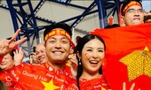 Dàn Hoa, Á hậu hừng hực khí thế chờ xuống đường mừng U22 Việt Nam vô địch!