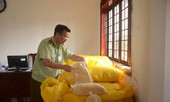 Bắt giữ 1,1 tấn ruốc thịt gà không nguồn gốc đang mang tiêu thụ