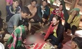 Hai cháu bé trượt chân xuống mương nước tử vong