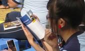 Nữ sinh đến trường trang điểm như đi tiệc