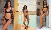 Đường cong 'vạn người mê' của 'thiên thần' da màu Jasmine Tookes