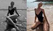 'Thiên thần nội y' Elsa Hosk dáng nuột nà mê đắm