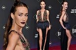 Sao nữ gốc Việt Maggie Q diện váy xẻ ngực đến eo