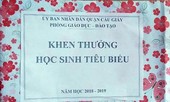 Trao thưởng thùng quà rỗng cho HS: Bệnh thành tích và sự không trung thực