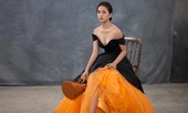 Hoa hậu Tiểu Vy gợi cảm hút mắt với váy cúp ngực