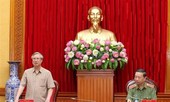 Đoàn Tiểu ban Văn kiện Đại hội làm việc với Đảng ủy Công an Trung ương