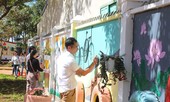 Những 'bức họa' tri ân thầy cô của trường vùng sâu