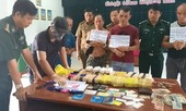 Bắt 3 đối tượng người Lào vận chuyển 100.000 viên ma túy ở biên giới