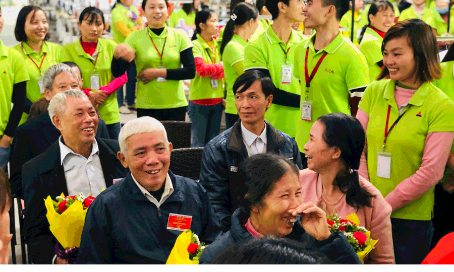 Hạnh phúc khi được làm việc ở Công ty CP sản xuất hàng thể thao MXP