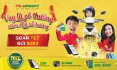 FE CREDIT khuyến mãi 'khủng' với 100% cơ hội trúng thưởng dịp Tết